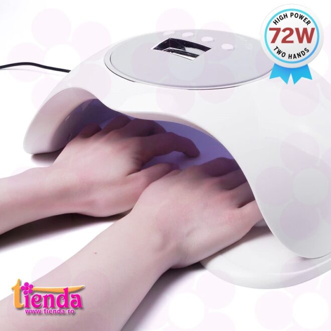 LAMPA PENTRU 2 MÂINI DUAL LIGHT 365 + 405 NM 72W