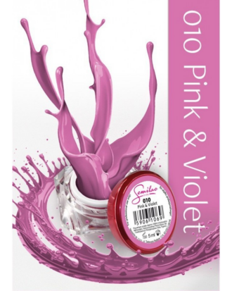Gel Color Semilac - 010 Pink & Violet