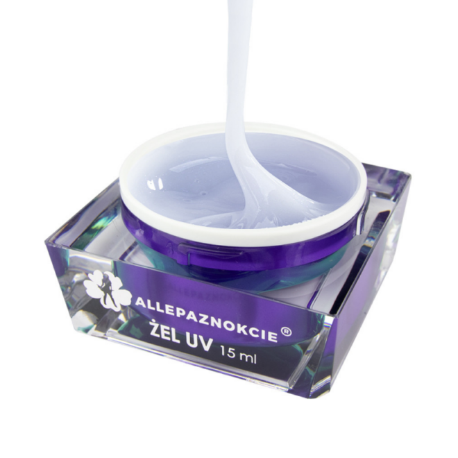 JELLY PEARL WHITE GLITTER GEL UV ALLEPAZNOKCIE 30ml