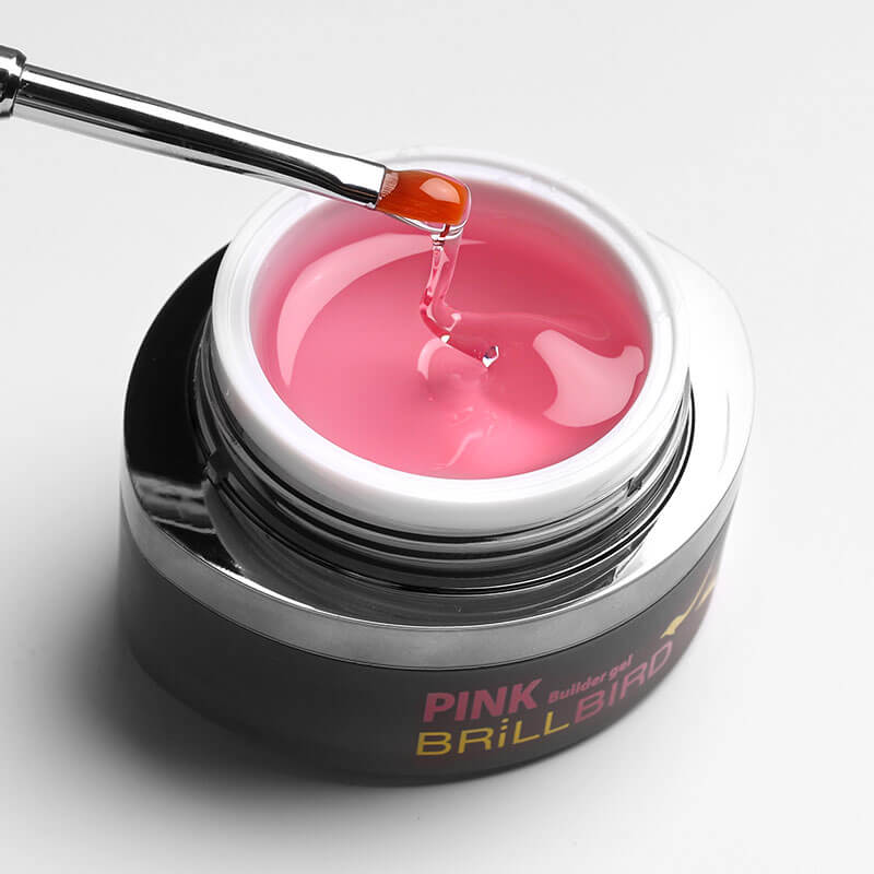 Glassy Pink Gel – Gel transparent nuanțat roz